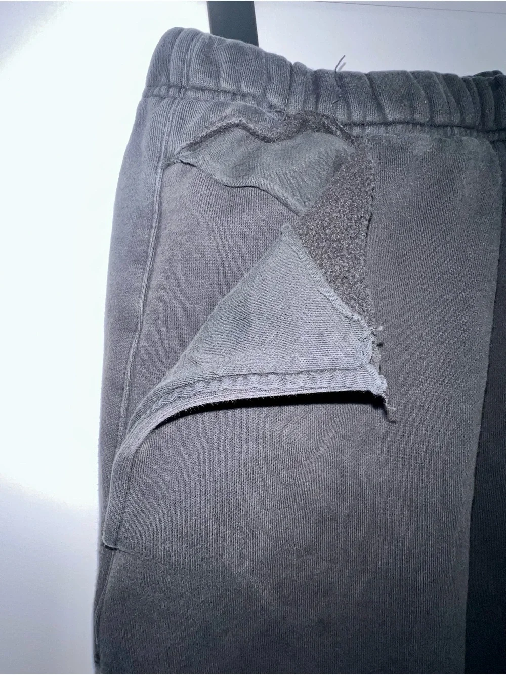 Fear of God Essentials Men’s Faded Black/Charcoal Sweatpants XXL